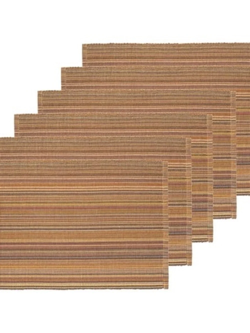 C&F Home Cedar Stripes 100% Cotton Handwoven Set of 6 Placemats 13